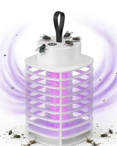 Şarjlı Sivrisinek Öldürücü Lamba UV Işık Sessiz Çalışma Taşınabilir ve Güvenli Kullanım