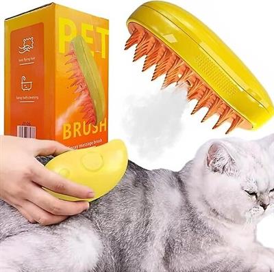 Şarjlı Soğuk Buharlı Kedi Köpek Fırçası Tarağı (3936)