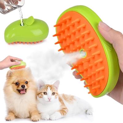 Şarjlı Soğuk Buharlı Kedi Köpek Fırçası Tarağı (3936)