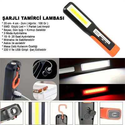 Şarjlı Tamirci Lambası Wt-297