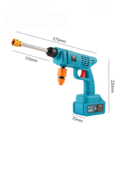 Şarjlı Ve Yüksek Basınçlı Oto Yıkama Makinesi Ve Sulama Tabancası Bahçe Yıkama Makinesi