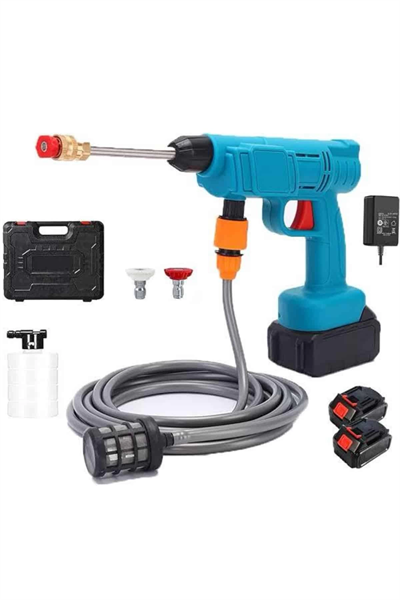 Şarjlı Ve Yüksek Basınçlı Oto Yıkama Makinesi Ve Sulama Tabancası Bahçe Yıkama Makinesi