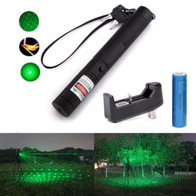 Şarjlı Yeşil Lazer Pointer 100 Mw (3936)