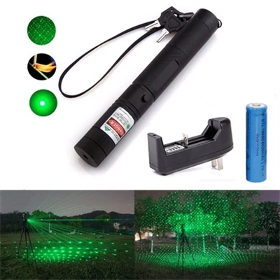 Şarjlı Yeşil Lazer Pointer 100 Mw Bx40