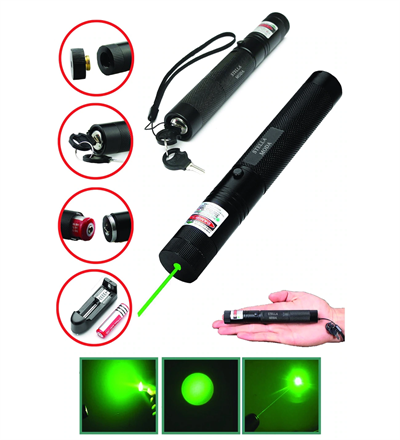 Şarjlı Yeşil Lazer Pointer 100 Mw Bx40