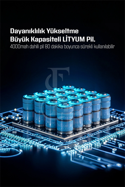 Şarjlı araç kurutma cihazı siyah 2501-3000 watt 9000 PA 2 yıl garantili - Yok Hepa Filtre