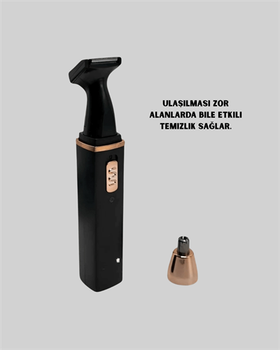 Şarjlı burun ve kulak kılı temizleme cihazı