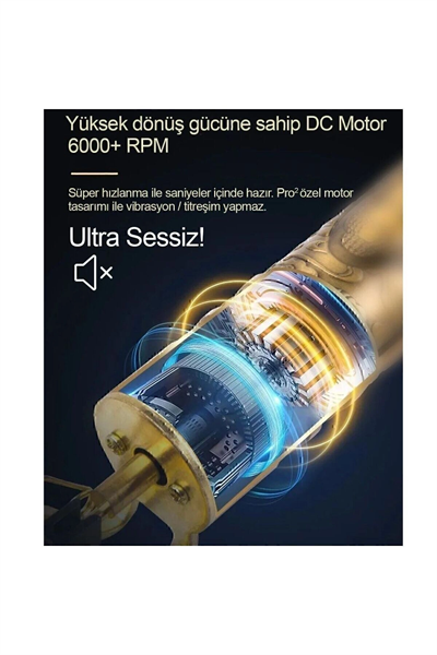 Şarjlı kuru saç sakal vücut tıraş makinesi sarı 3-5 başlıklı 2 yıl garantili - Yok Otomatik Kapanma