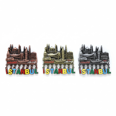 Sarkaçlı İstanbul Temalı Magnet