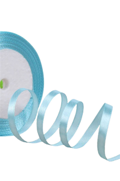 Saten Kurdele 1 Cm 10 Metre Mint