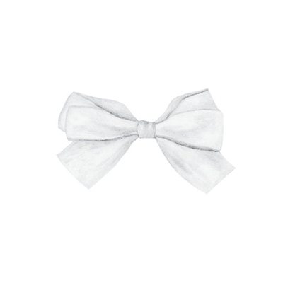Saten Kurdele 6 Cm Beyaz 5 Metre