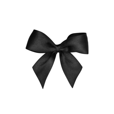 Saten Kurdele 6 Cm Siyah 1 Metre