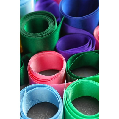 Saten Kurdele 6 Cm Siyah 1 Metre