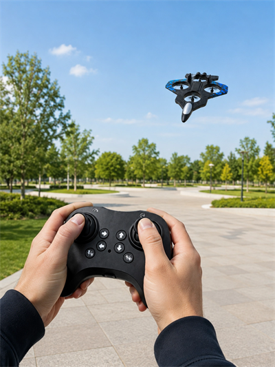 Savaş Jeti Görünümlü Drone 2.4G Kumandalı Jiroskoplu 360° Akrobatik Takla Yedek Pervaneli
