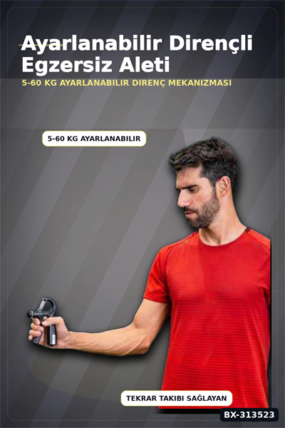 Sayaçlı 15.5 Cm El Yayı Egzersiz Aleti - Tekli Paket, Fitness Spor Ekipmanı BX-313523