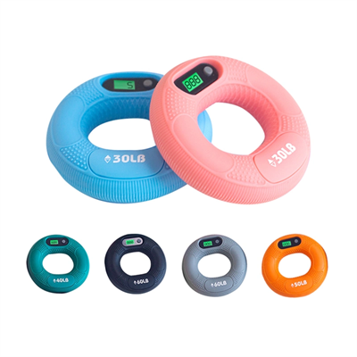 Sayaçlı El Güçlendirme Halkası - Akıllı Egzersiz Aleti - 30 LB