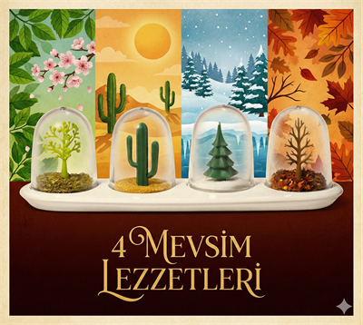 Seasoning Shakers Dört Mevsim Baharatlık