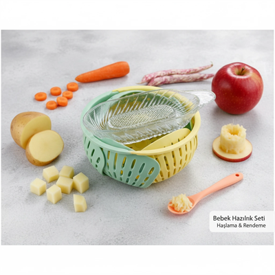 Sebze Haşlama Ve Meyve Püresi Hazırlama Seti
