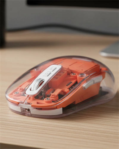 Şeffaf Kablosuz Mouse Bluetooth Bağlantılı Sessiz Tıklama