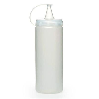 Şeffaf Kapaklı Sızdırmaz Yağlık Sosluk Şişesi Plastik Yağdanlık 400 ml. AP-9028 (3936)