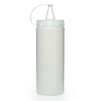 Şeffaf Kapaklı Sızdırmaz Yağlık Sosluk Şişesi Plastik Yağdanlık 400 Ml. Ap-9028 Bx40