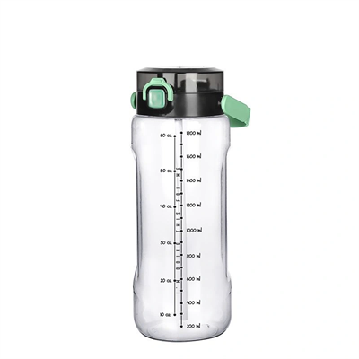 Şeffaf Matara - 2000 Ml - 67,6 Oz - Watermode Matara