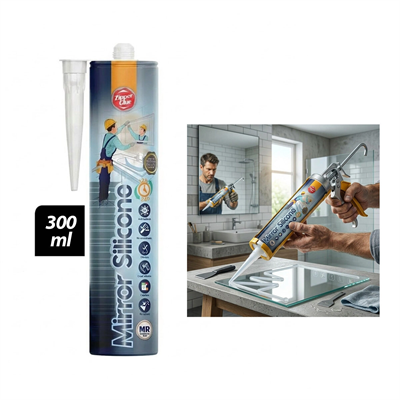 Şeffaf Silikon - 300 ml - Ayna Cam Yapıştırıcı