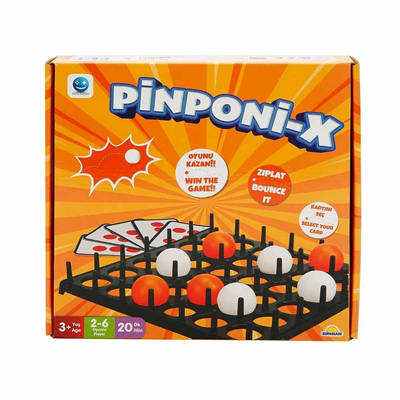 Sekmece 28 cm Pinponi-X Kutu Oyunu - 18 Toplu Kartlı Masa Oyunu, Çocuk Gelişimi BX-313302