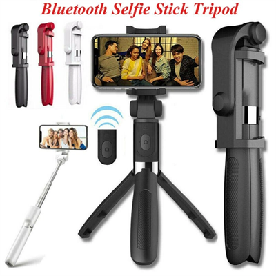 Selfie Stick L01 Bluetooth Kumandalı Selfie Çubuğu Tripod Monopod Bx40