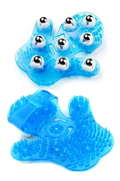 Selülit Giderici Masaj Eldiveni 9 Bilyeli Palm Masaj Eldiven Tam Vücut