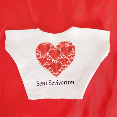 Seni Seviyorum Baskılı Peluş Oyuncak Tişörtü