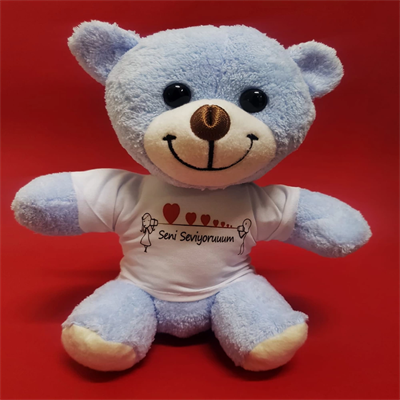 Seni Seviyorum Tişörtlü Peluş Ayıcık
