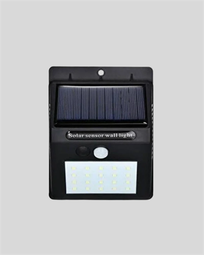 Sensörlü, Güneş Enerjili LED Duvar Lambası Bahçe ve Balkon Aydınlatma
