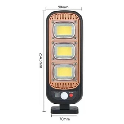 Sensörlü Güneş Enerjisi İle Şarj Olabilen Duvara Monte Solar Aydınlatma  Gl-84069 Bx40