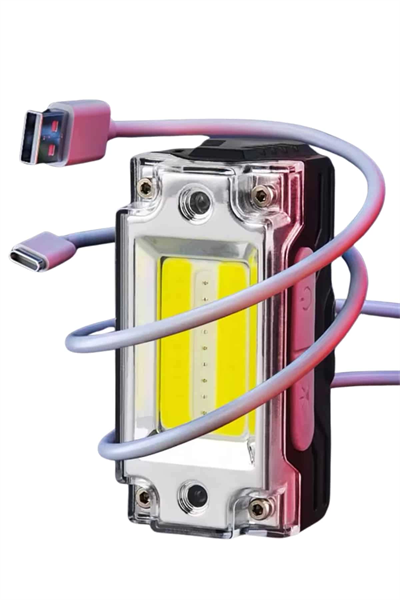 Sensörlü Kamp Lambası Ayarlanabilir Kafa Lambası Kafa Bantlı