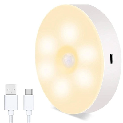 Sensörlü Mıknatıslı Yapışkanlı - Çekmece - Dolap Köşe Aydınlatıcı Kablosuz Şarjlı Led Spot Mutfak Lamba Bx40