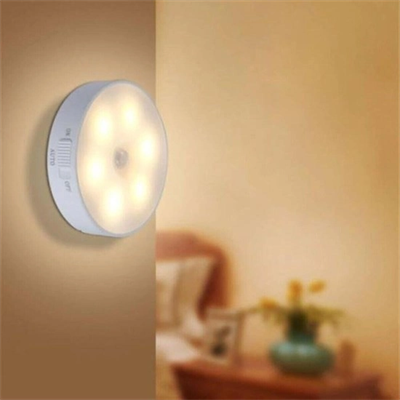 Sensörlü Mıknatıslı Yapışkanlı - Çekmece - Dolap Köşe Aydınlatıcı Kablosuz Şarjlı Led Spot Mutfak Lamba Bx40