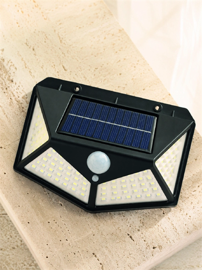 Sensörlü Solar Bahçe Lambası Geniş Açılı LED Aydınlatmalı Balkon Garaj ve Bahçe Işığı