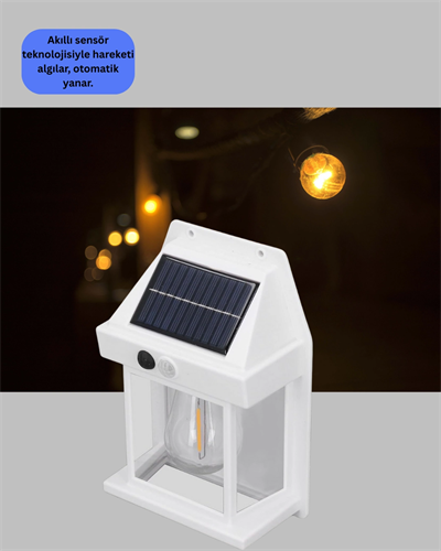 Sensörlü Solar Led Dış Duvar Aydınlatma Yeni Nesil
