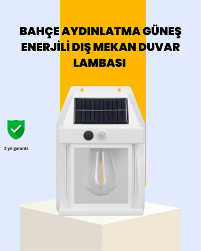 Sensörlü Solar Led Dış Duvar Aydınlatma