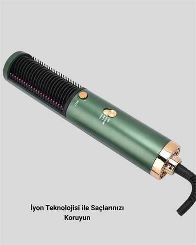 Seramik Plakalı Saç Düzleştirici – 200°C Ayarlanabilir Isı, İyon Teknolojisi