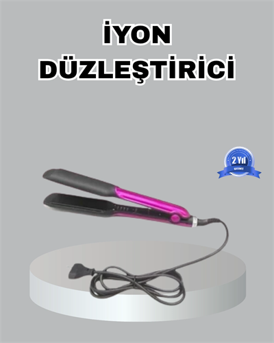 Seramik Plakalı Saç Düzleştirici – Plaka Kilitli ve Elektriklenme Önleyici