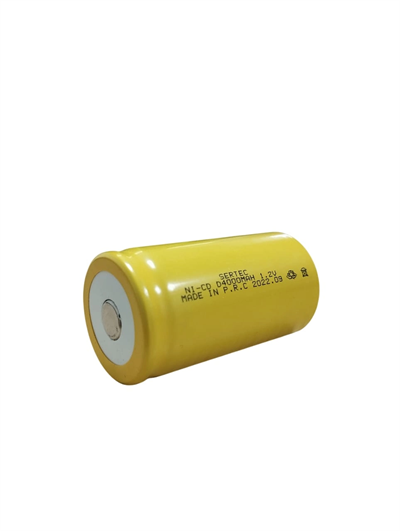 Sertec - 1.2v 4000 Mah - D Büyük Boy - Ni-cd Şarjlı Pil - (başsız / Flat Head)