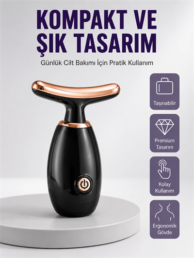 Serum Emilimini Artıran Yüz Masaj Cihazı Yeni Nesil