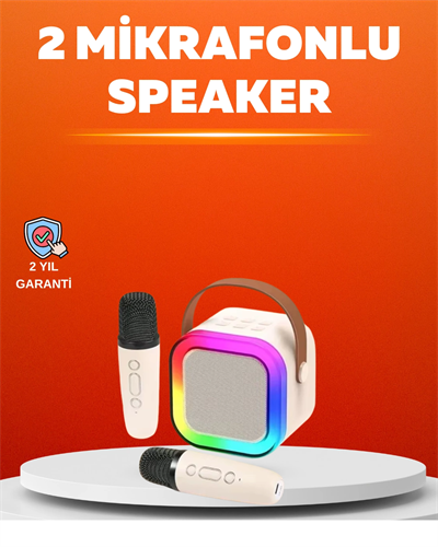 Ses Efektli Mikrofonlu Kablosuz Karaoke Sistemi