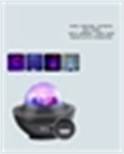 Sesle Aktive Olabilen Uzaktan Kumandalı Ayarlanabilir Galaxy Gece Lambası