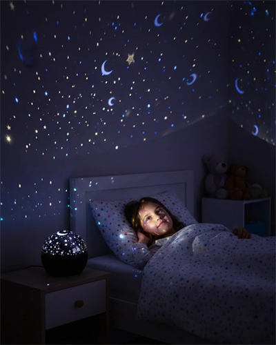 Sesle Tepki Veren Yıldız Projektör Gece Işığı