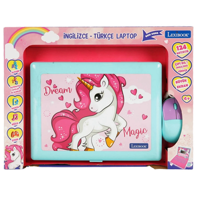 Sesli Unicorn İngilizce Türkçe Laptop S00011749