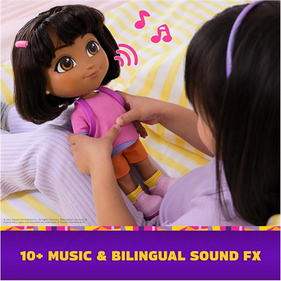 Sesli ve Işıklı Dora Bebeği