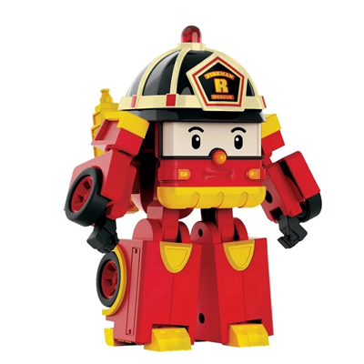 Sesli ve Işıklı Robocar Poli Büyük Transforming Robot Roy